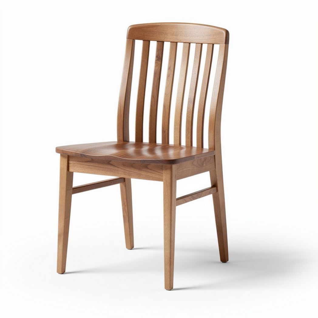 Chaise en bois de hêtre naturel dimensions 45 x 45 x 90cm pour intérieur