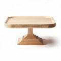 Plateau en bois naturel 30 x 20 x 10 cm pour présentation alimentaire